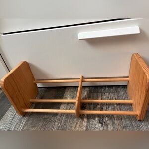 Napa Valley Box Company Wooden CD DVD VHS Blu-ray Crate Rack